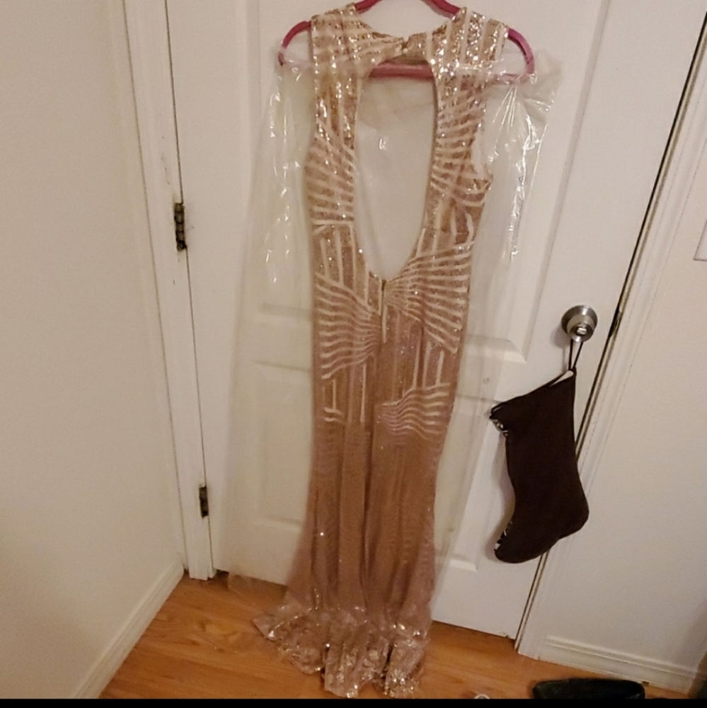 Rose Gold Sequence Dress